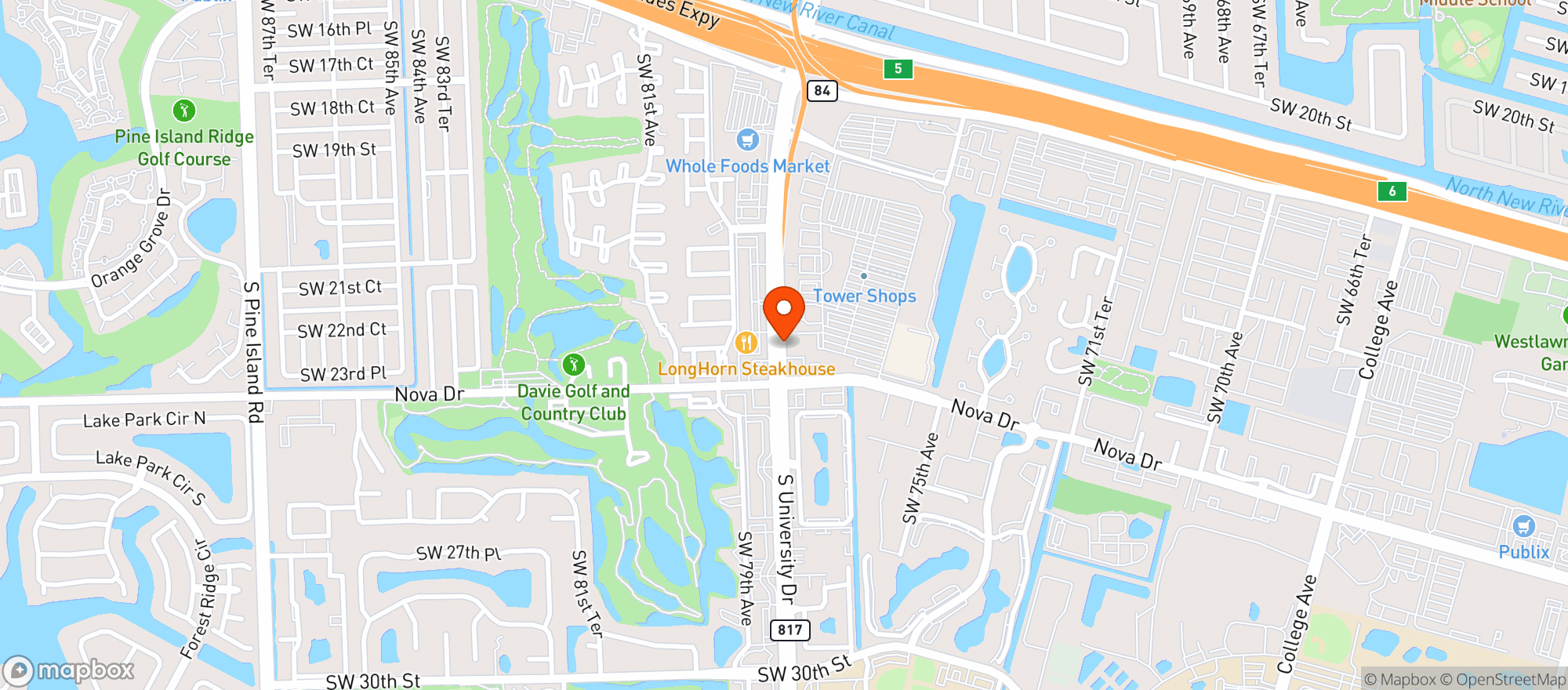 Map showing Gnc - 2444 - Towers Plaza
