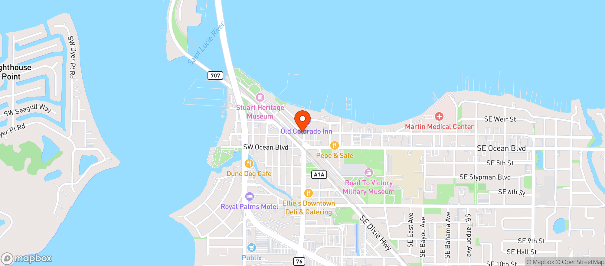 Map showing Spritz