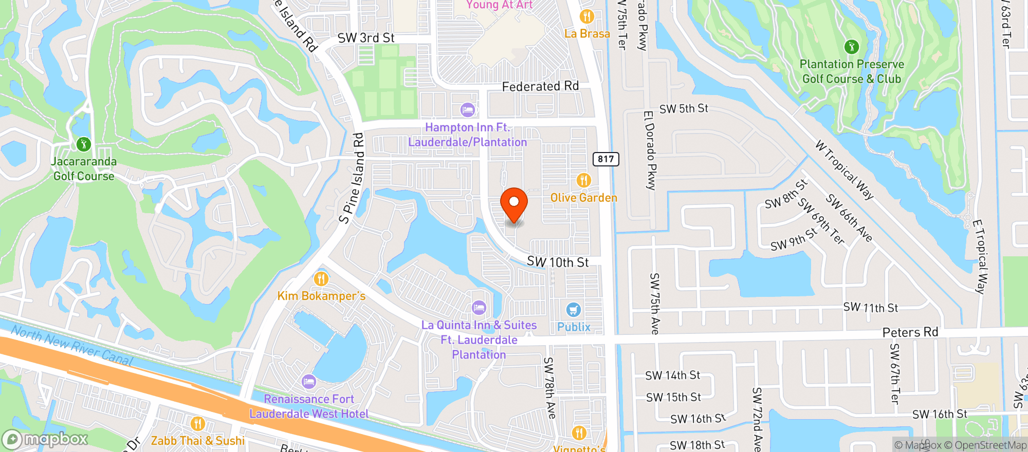 Map showing Total Wine