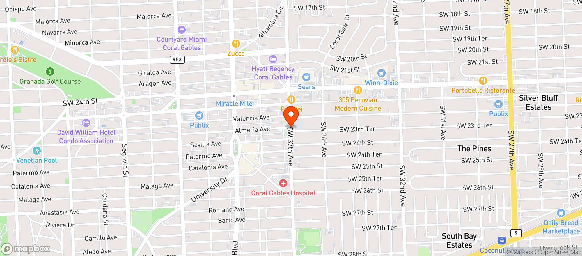 Map showing Casa Mx