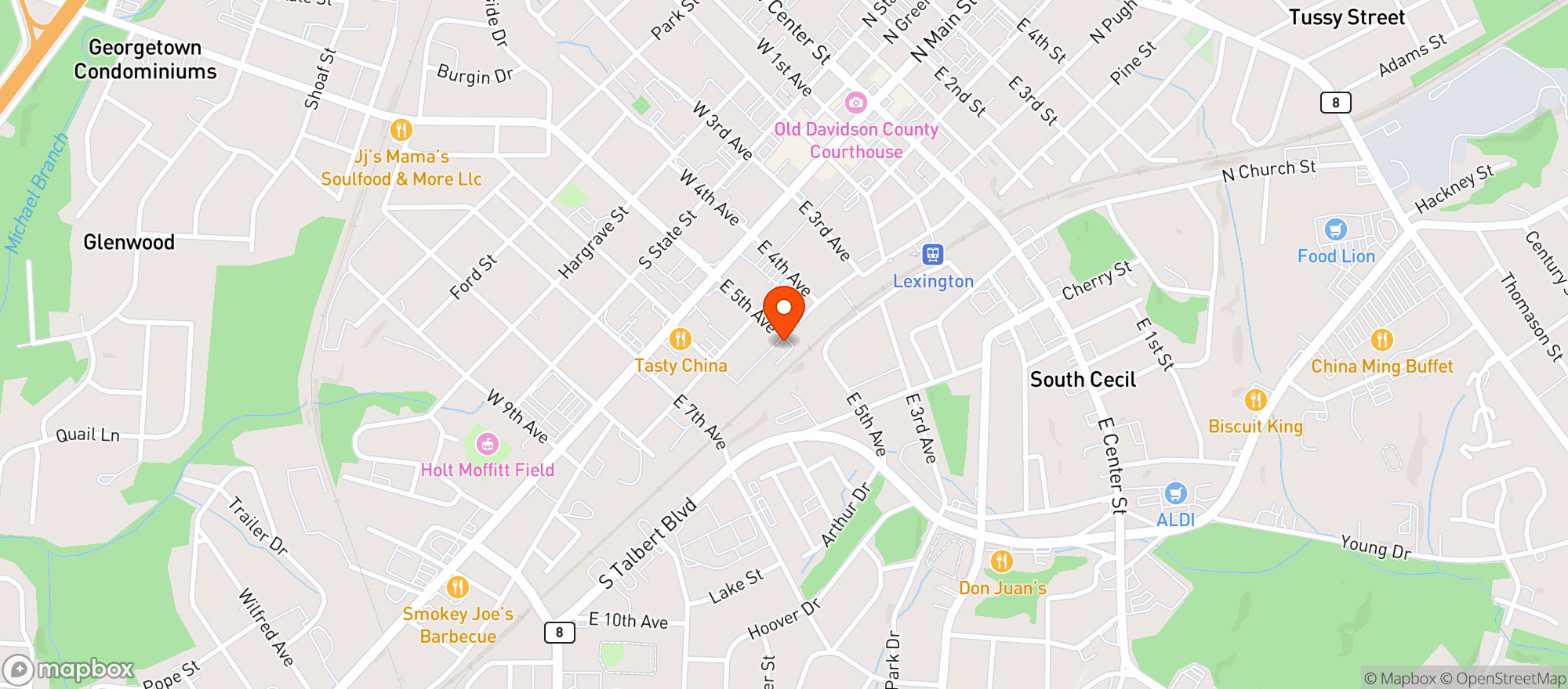 Map showing Goose And The Monkey Brew House