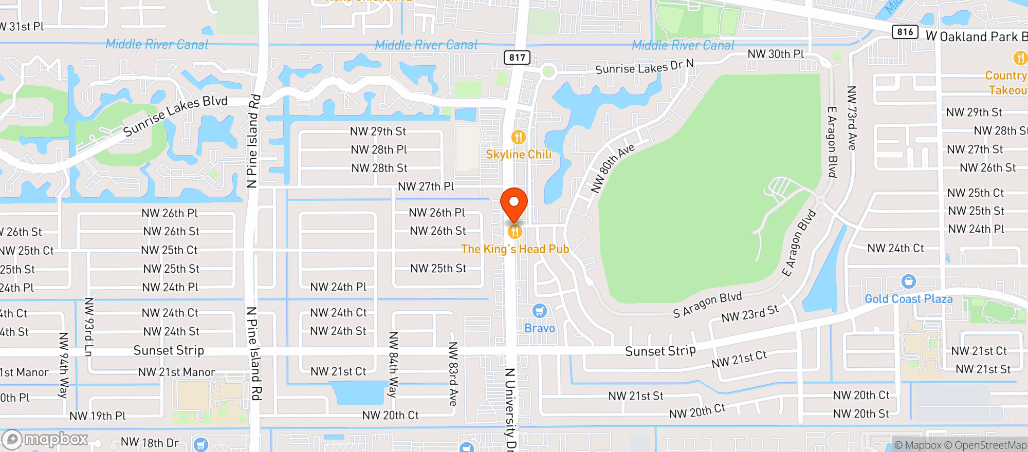 Map showing I Vape N Smoke