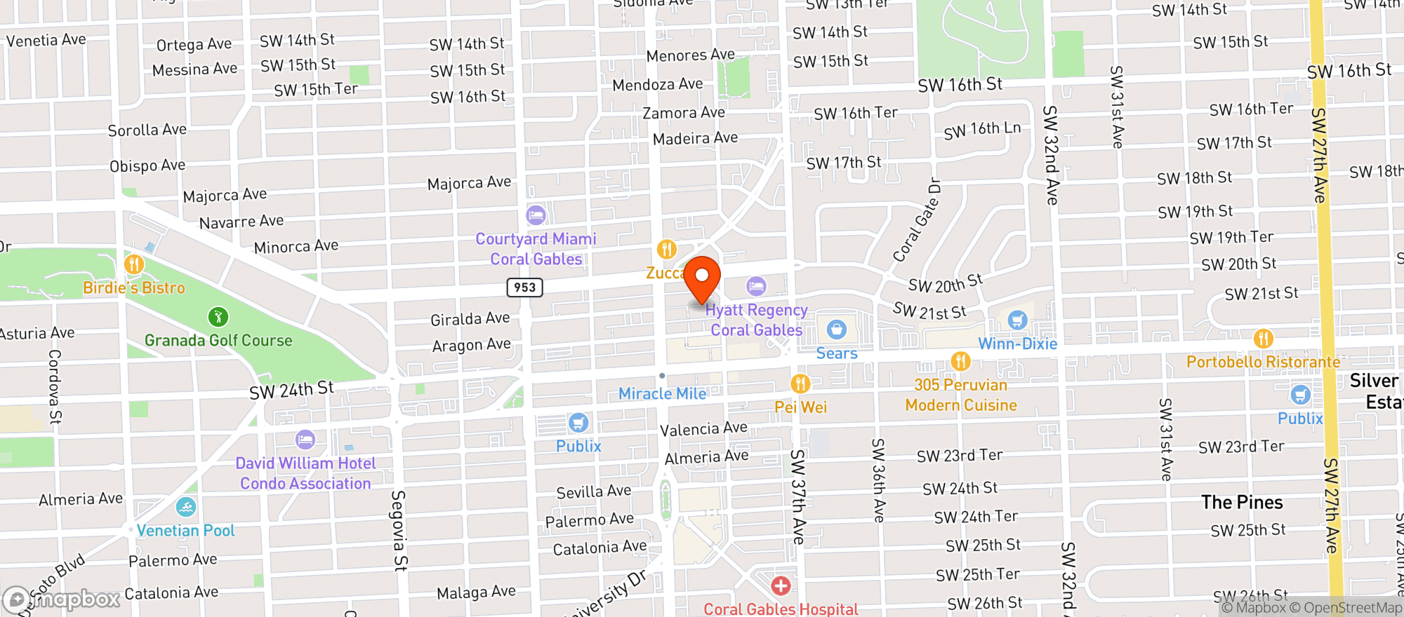 Map showing Coyo Taco