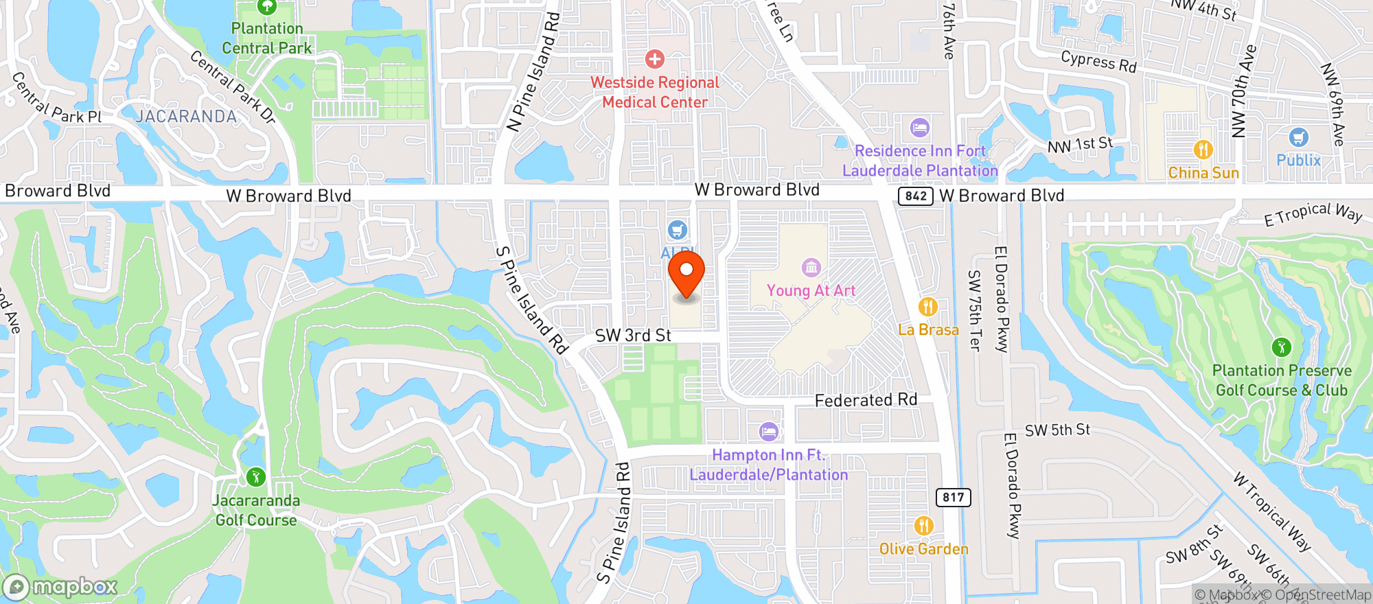 Map showing TARGET