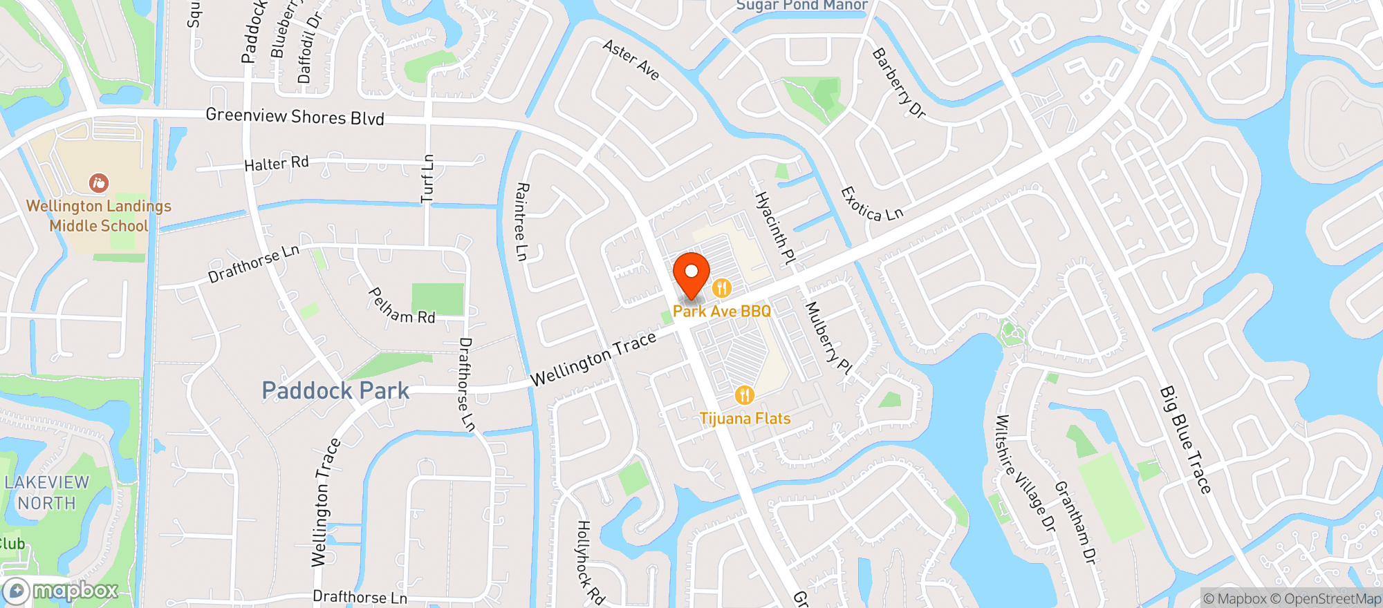 Map showing Greenview Chevron