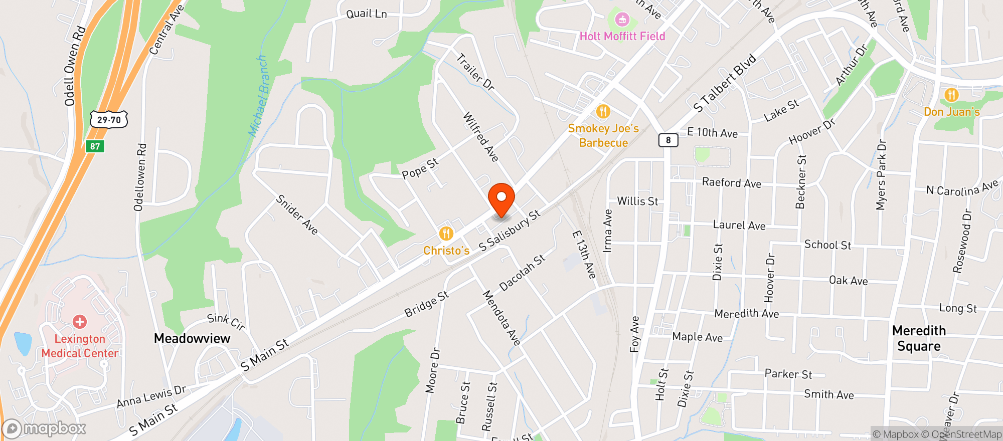 Map showing Grab And Go #16
