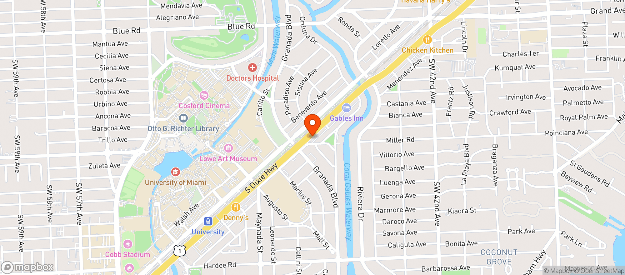 Map showing TOTAL WINE & MORE