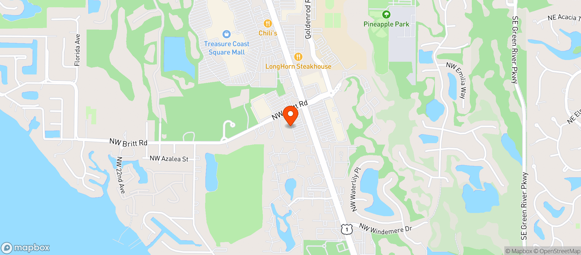 Map showing TOTAL WINE & MORE