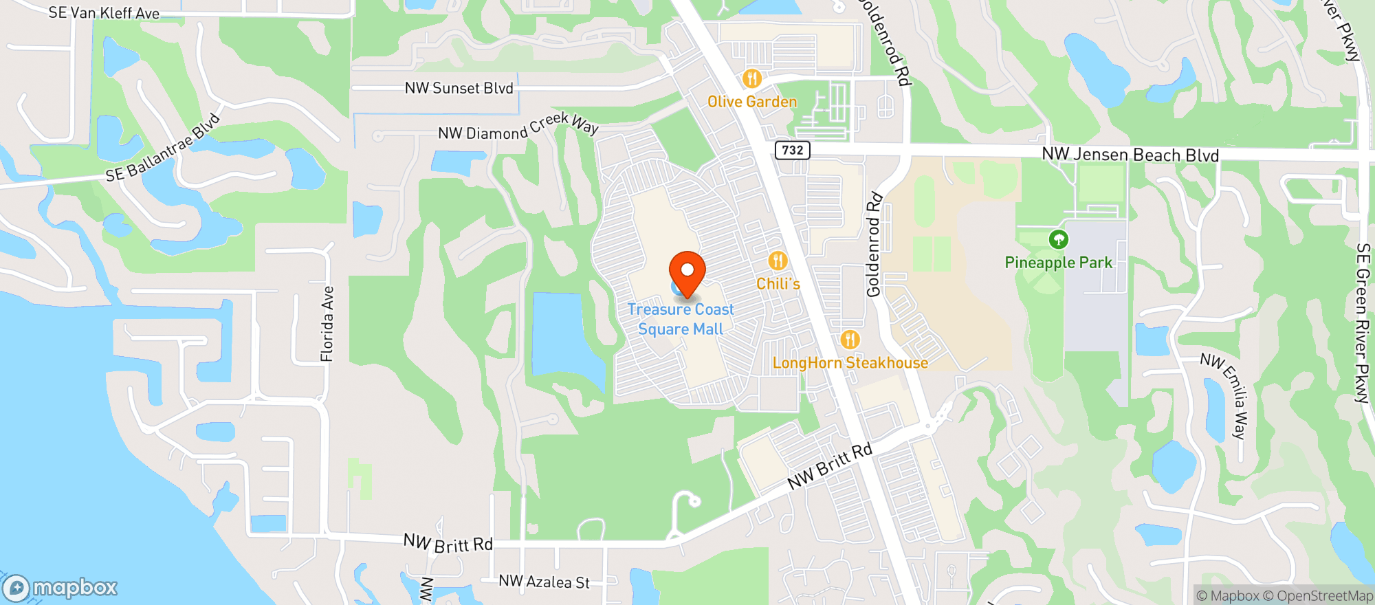 Map showing Gnc