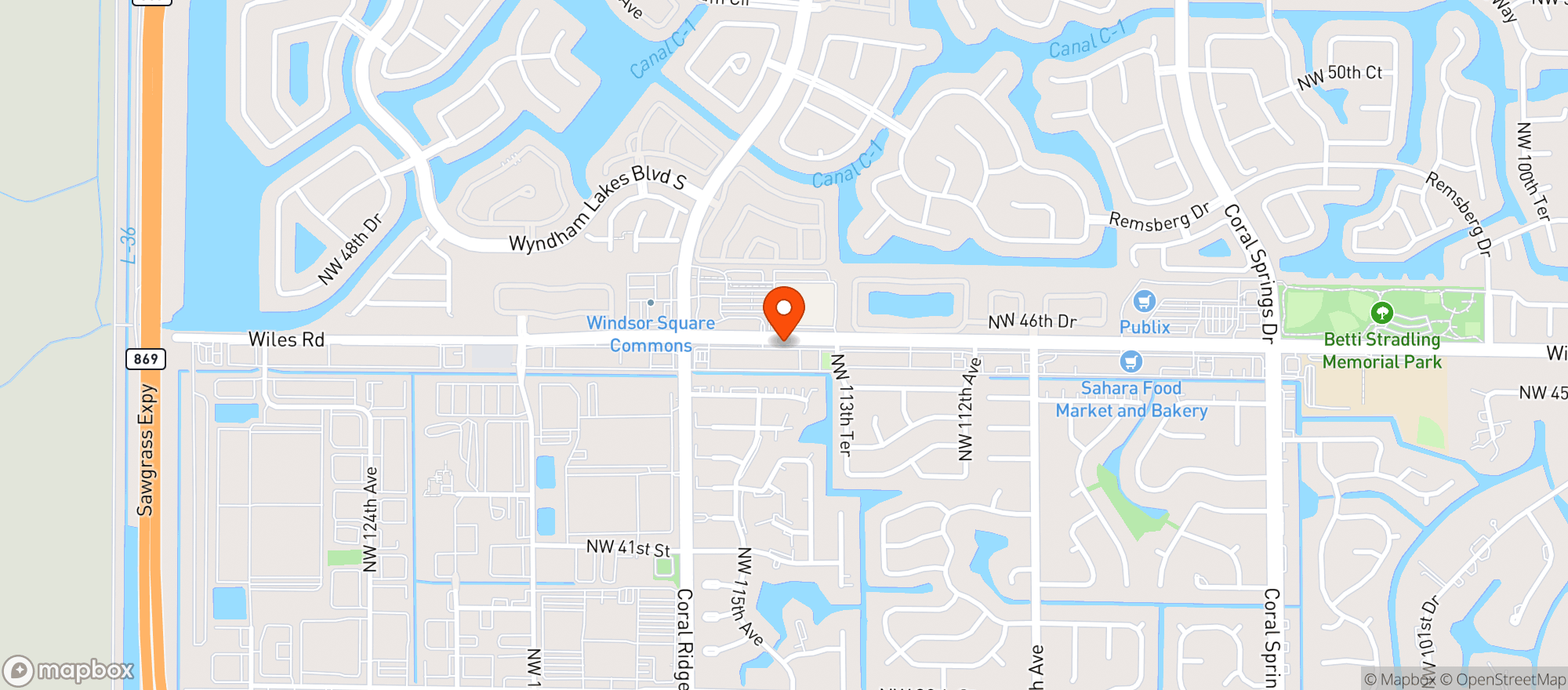 Map showing Sinless Vapes & Cigar Co