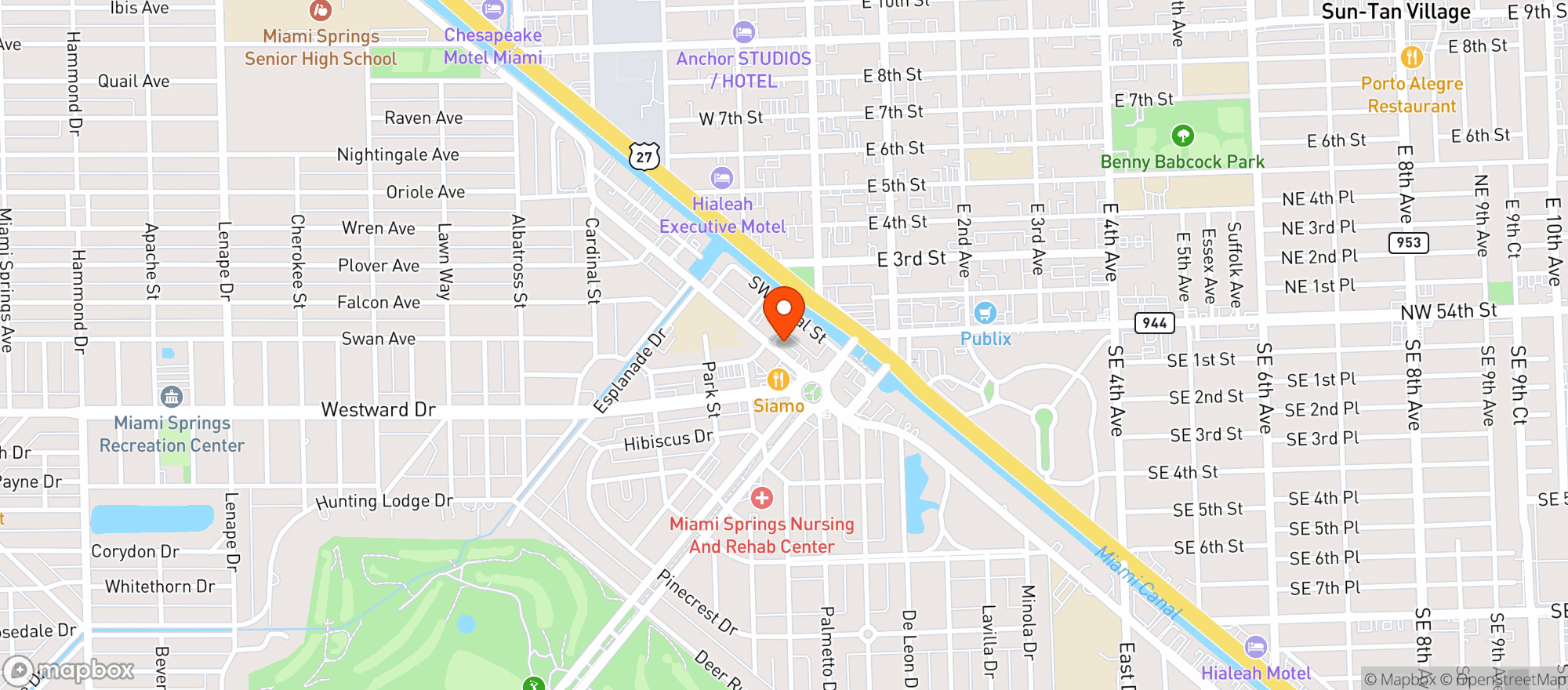 Map showing Margo Berg