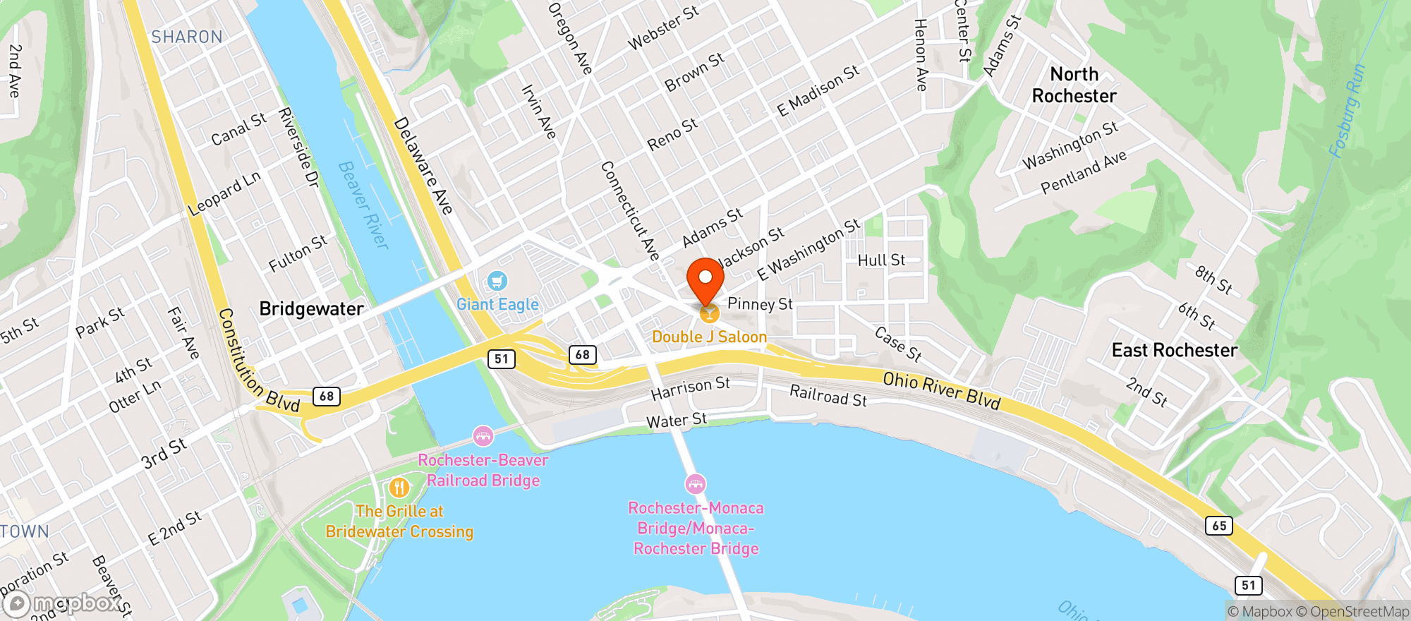Map showing Hollywood Gardens