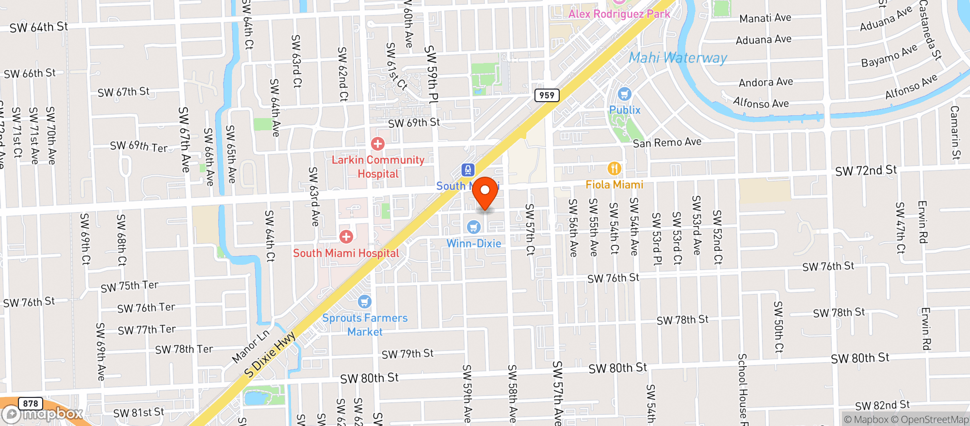 Map showing Fresh Market 254 - SOMI