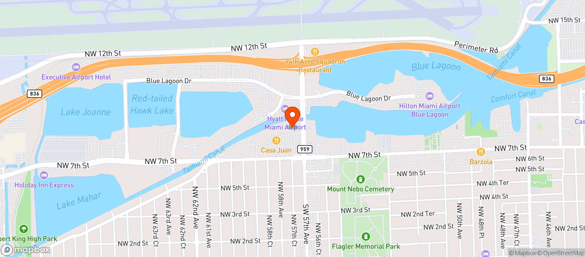 Map showing Publix