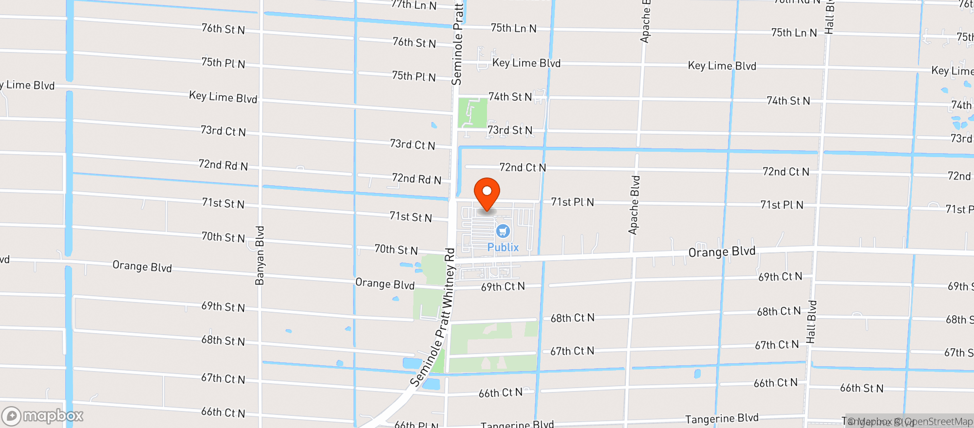 Map showing Jabrewski S Pizza Company