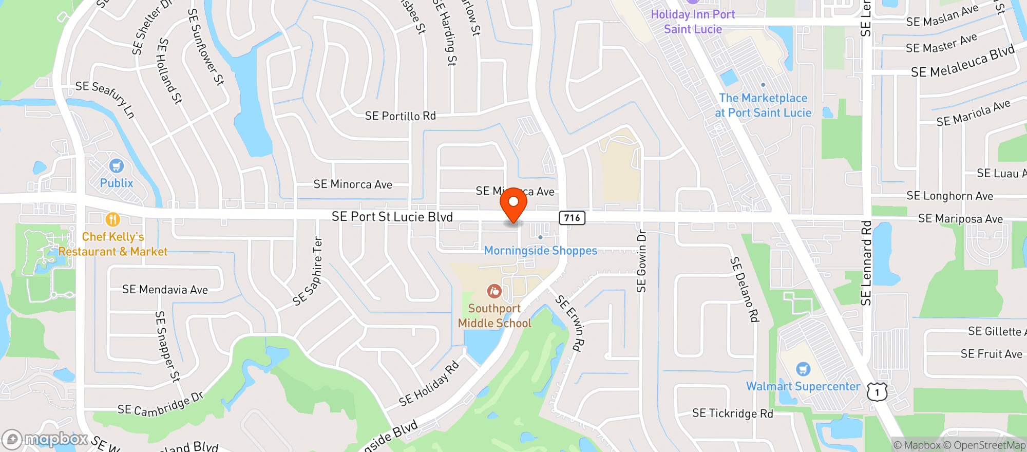 Map showing 2nd Base Discount Liquor