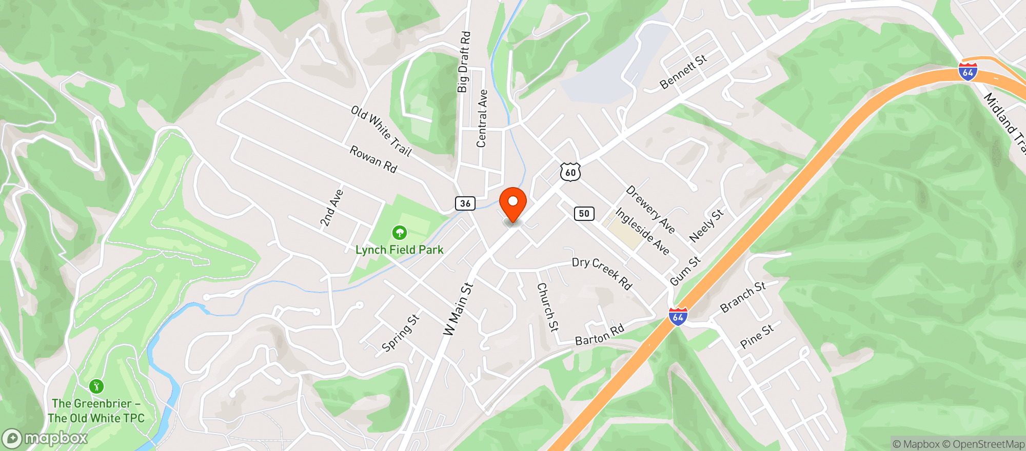 Map showing Gustards Bistro