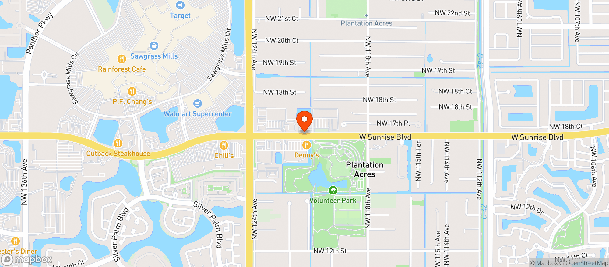 Map showing Fresh Market 192 - PLNT