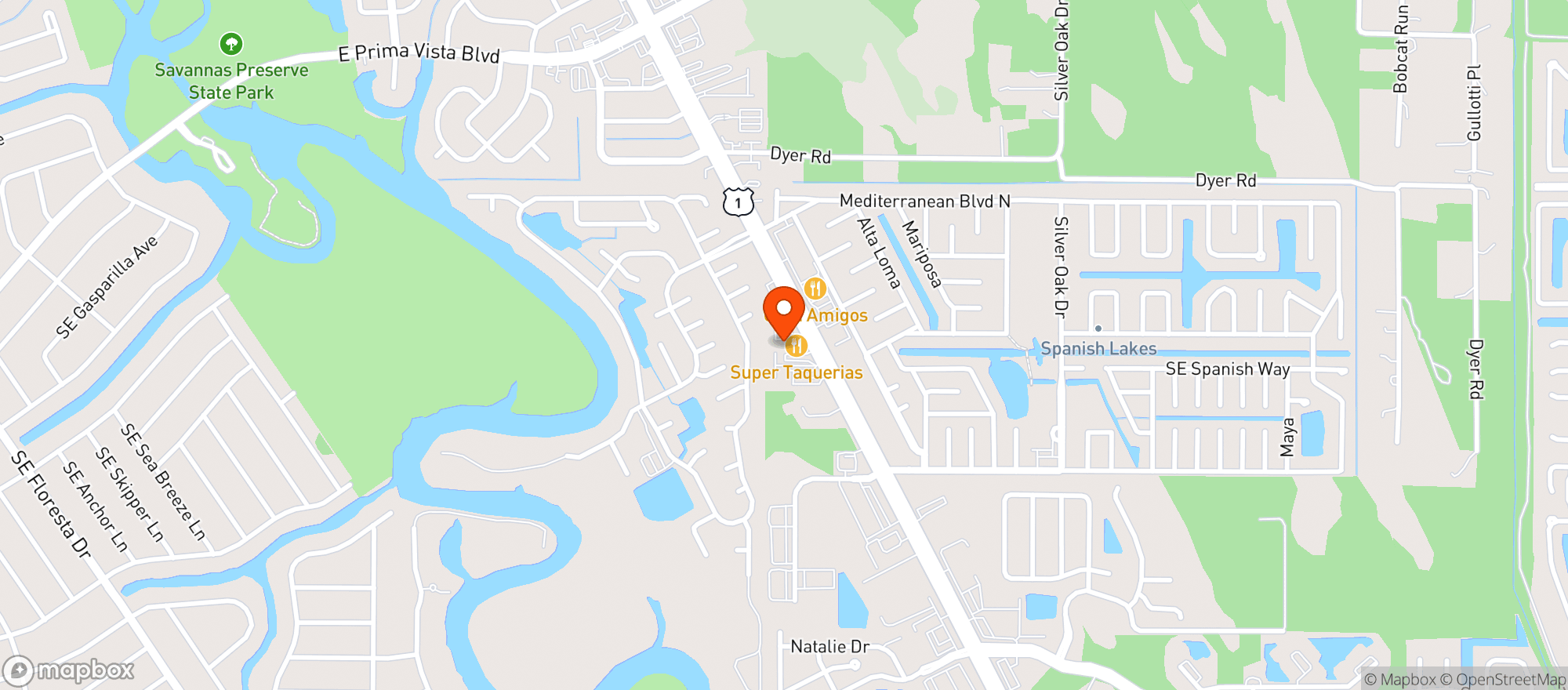 Map showing Hemp Haven