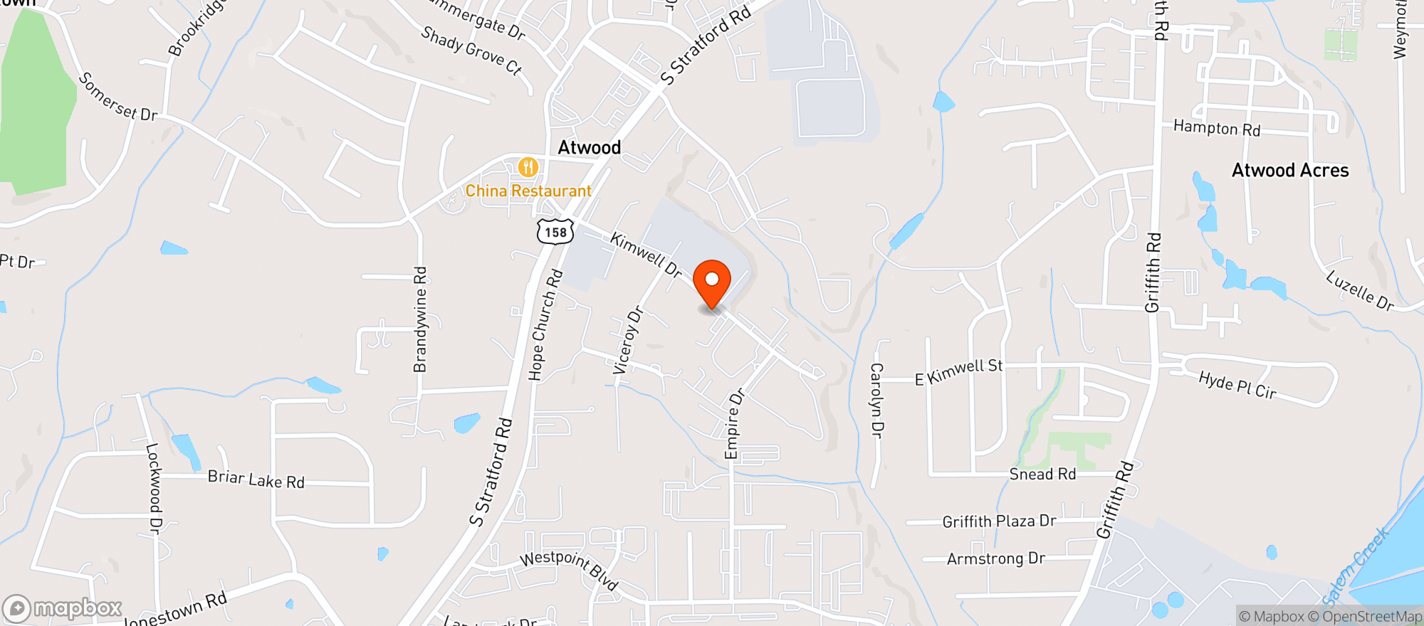 Map showing Foothills Brewing Company