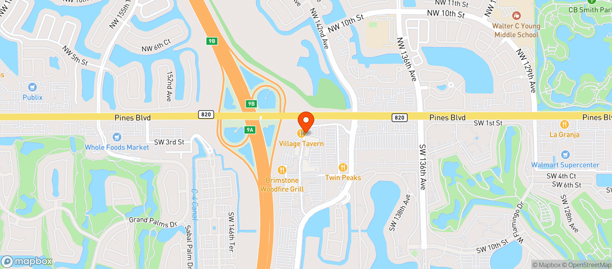 Map showing The Pub #0