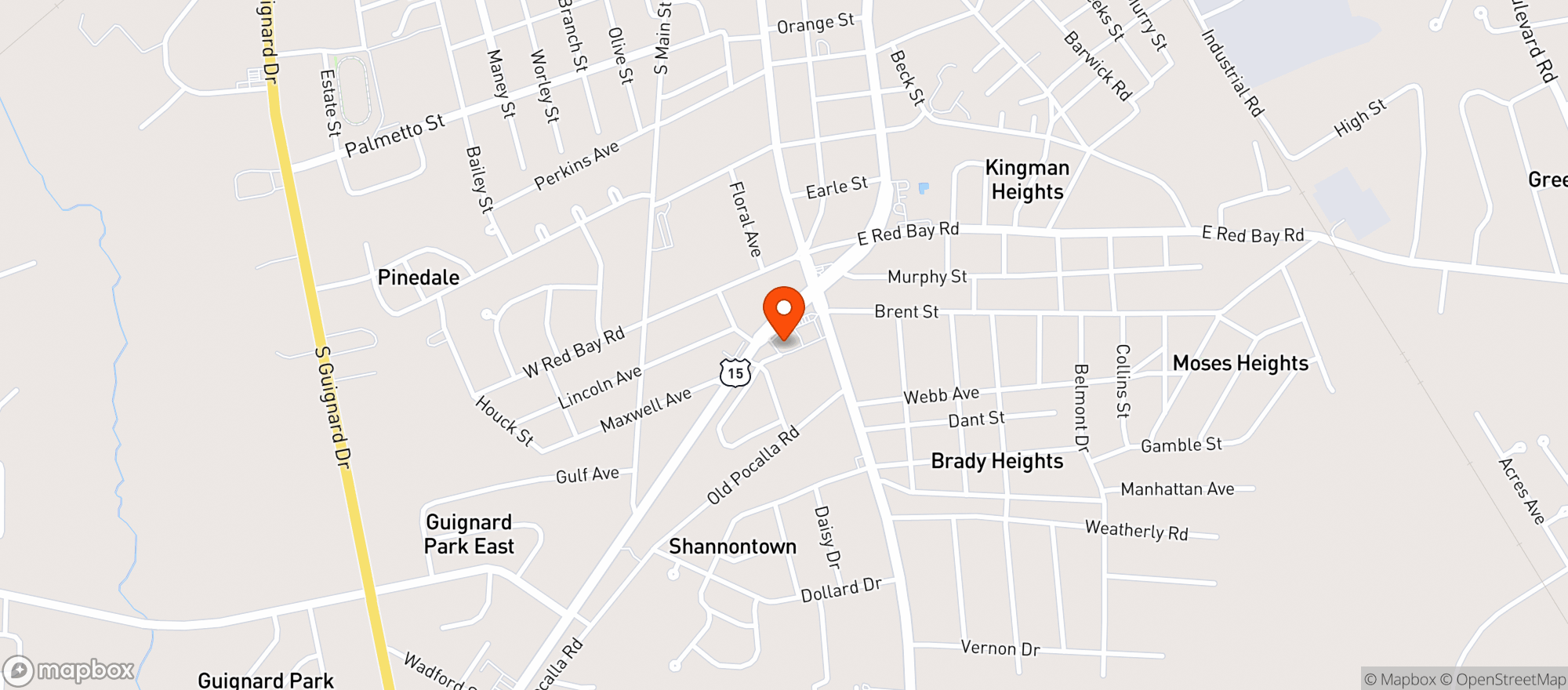 Map showing WHOLESALE PARTY SHOP
