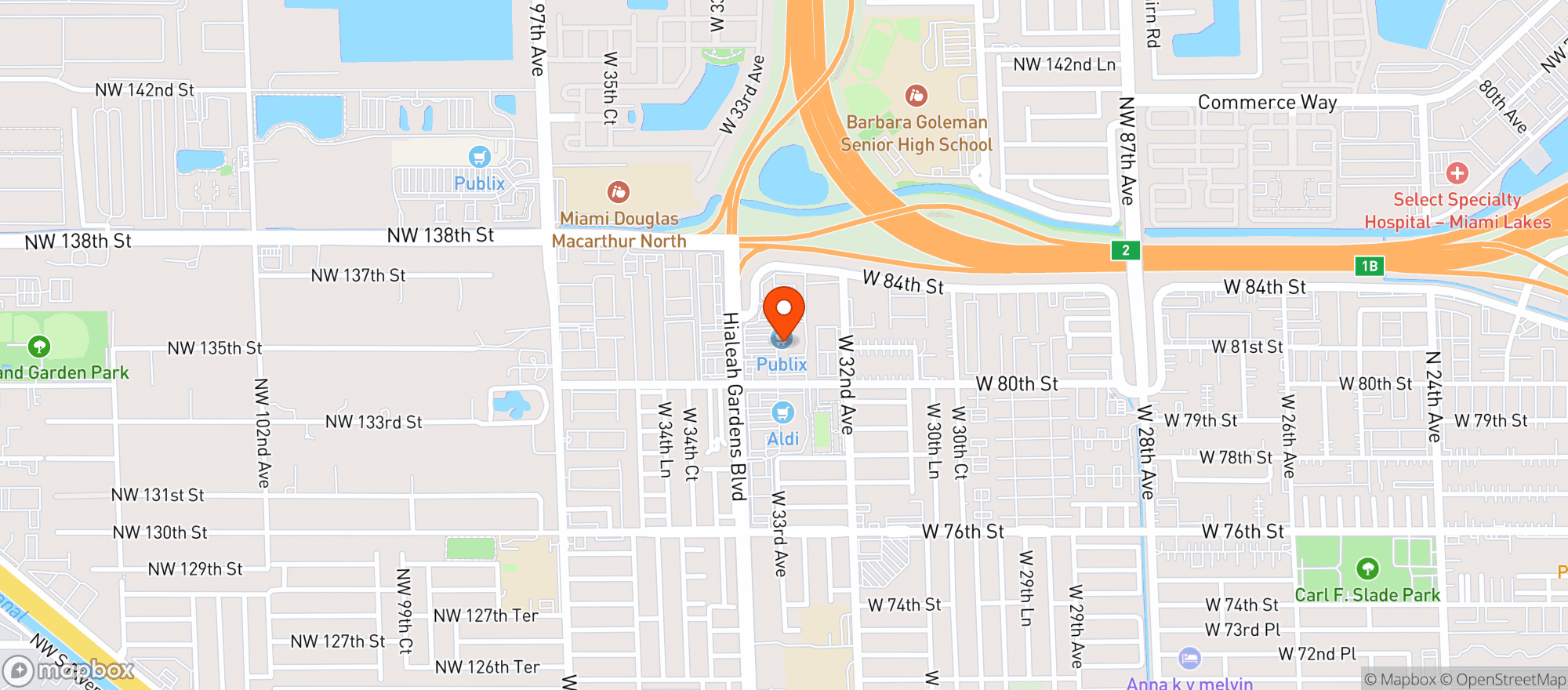 Map showing Gnc