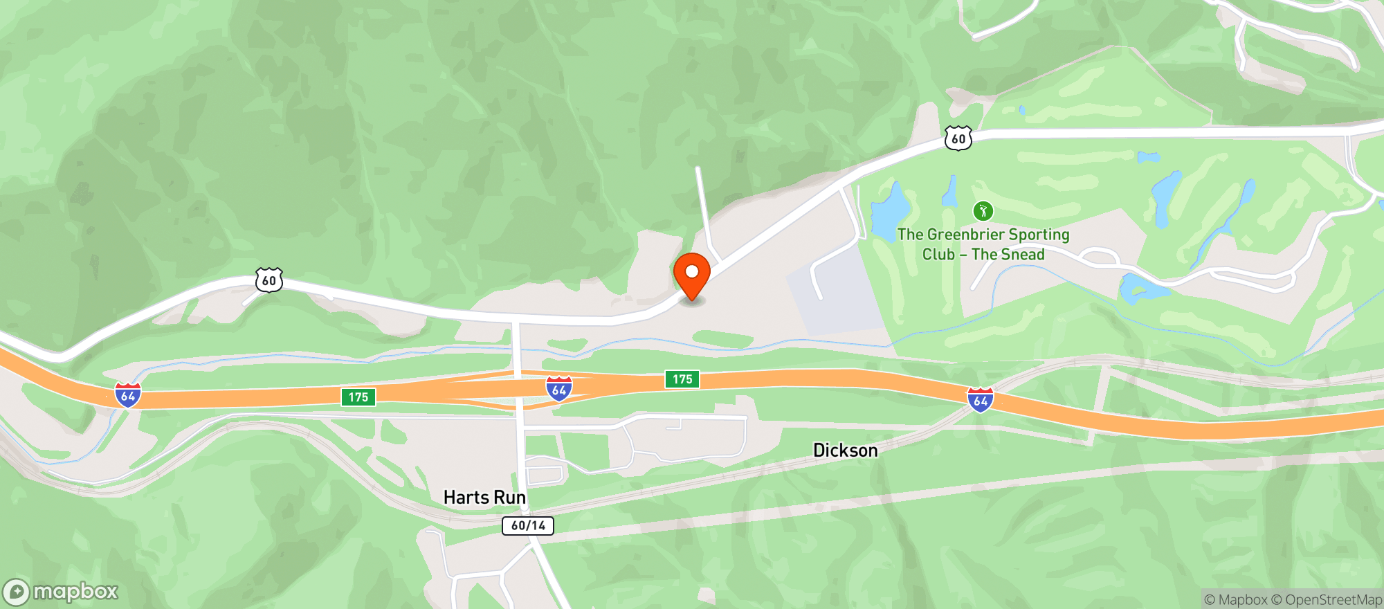 Map showing Dollar General #18059