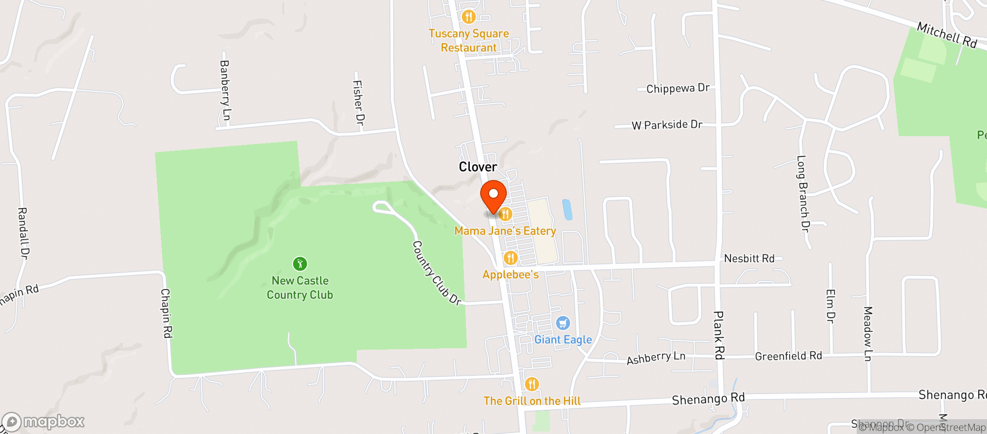 Map showing Mcbride Beer Distributor