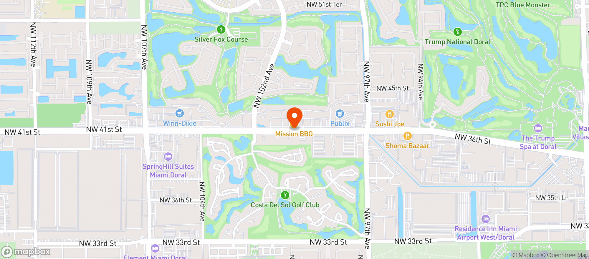 Map showing The Creamery smoke shop