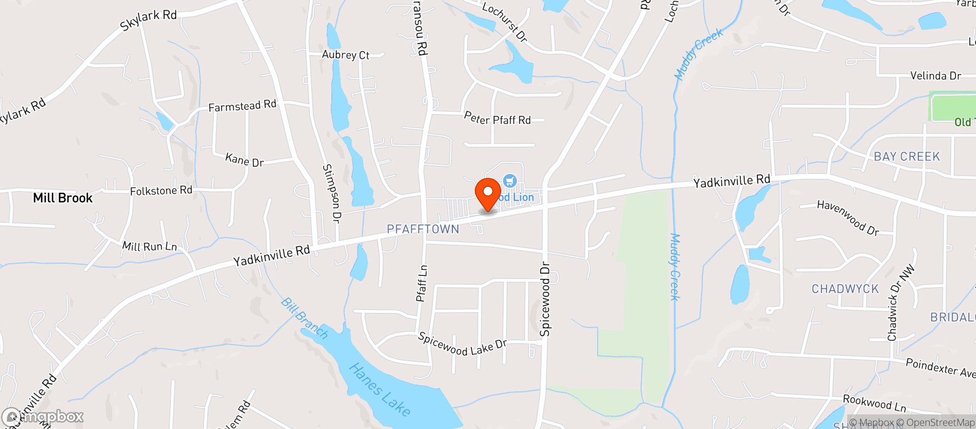 Map showing FOOD LION