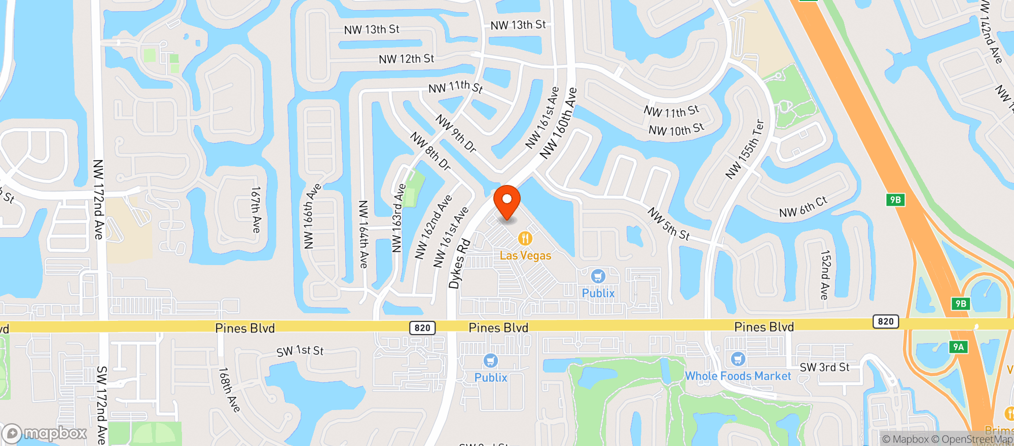 Map showing Gnc