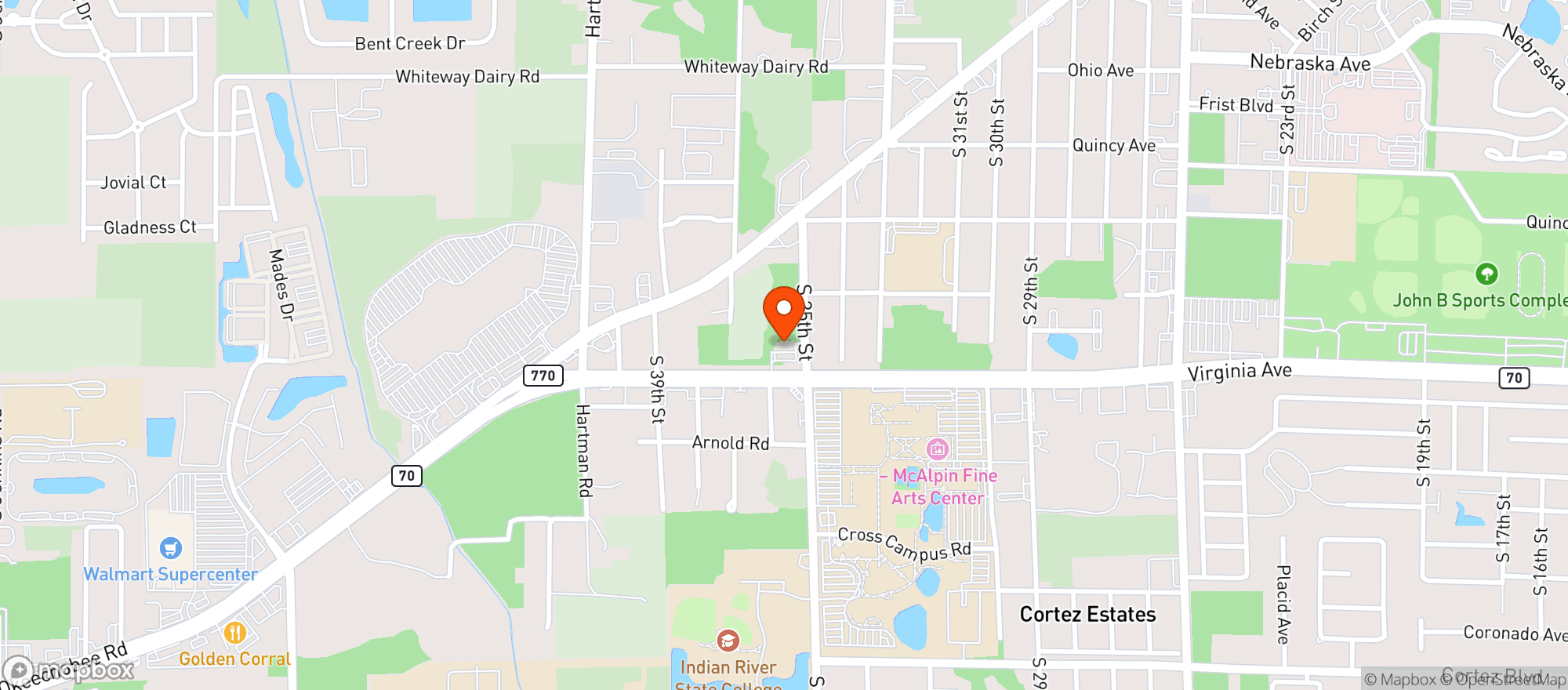 Map showing C-Farms #9773