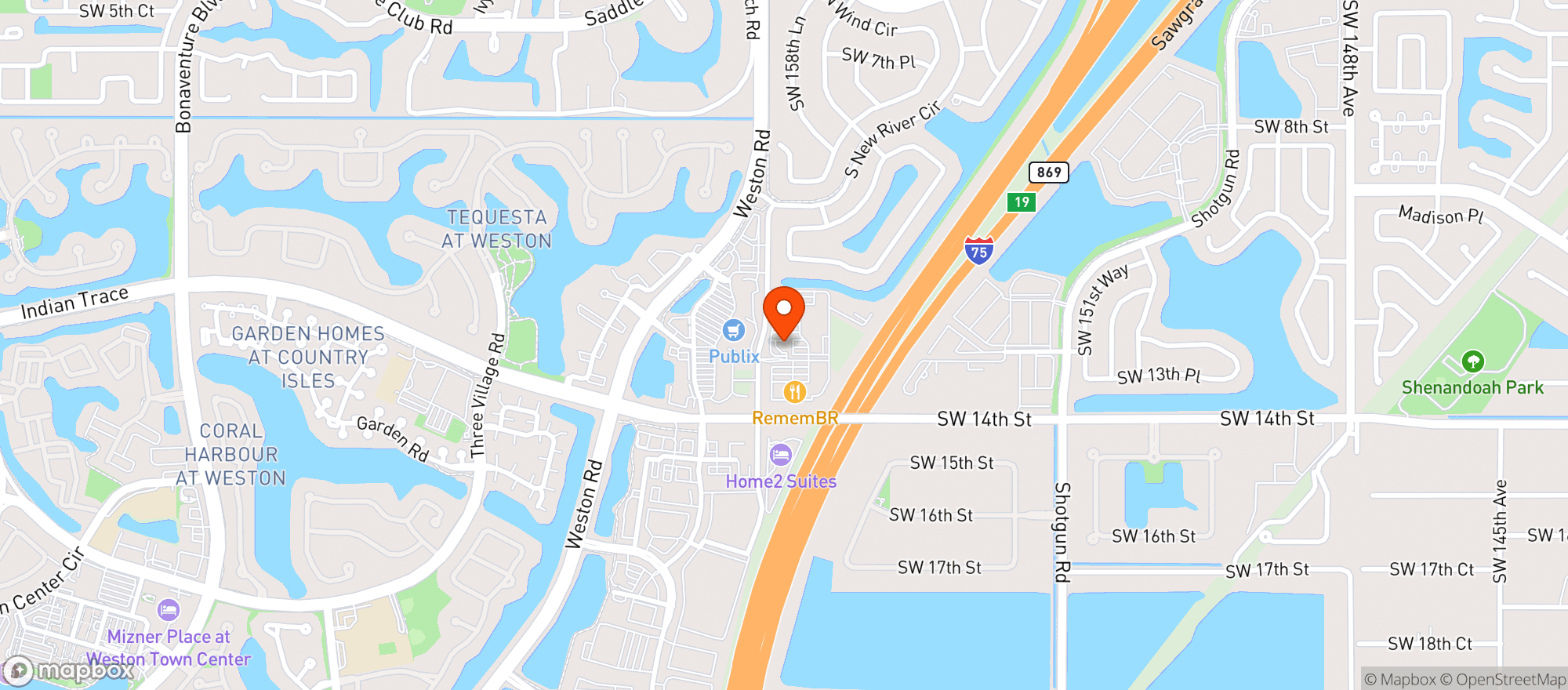 Map showing Circle K 2708534