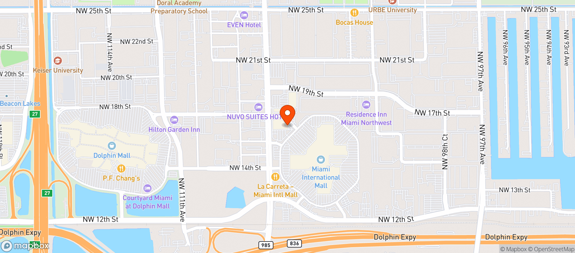 Map showing Total Wine