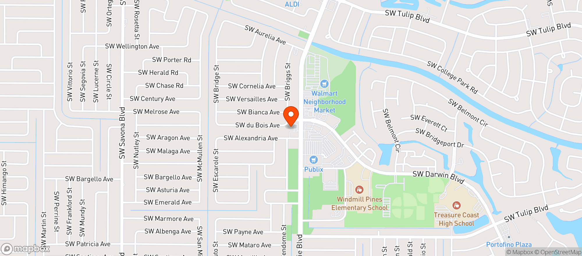 Map showing C-farms #9772