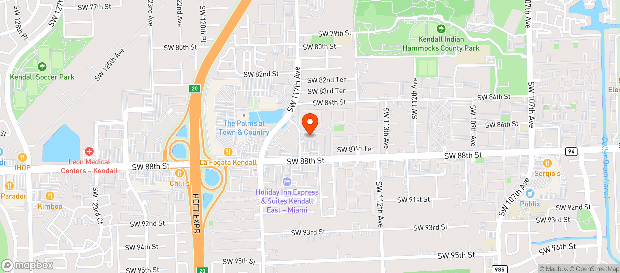 Map showing Millers Ale House #31