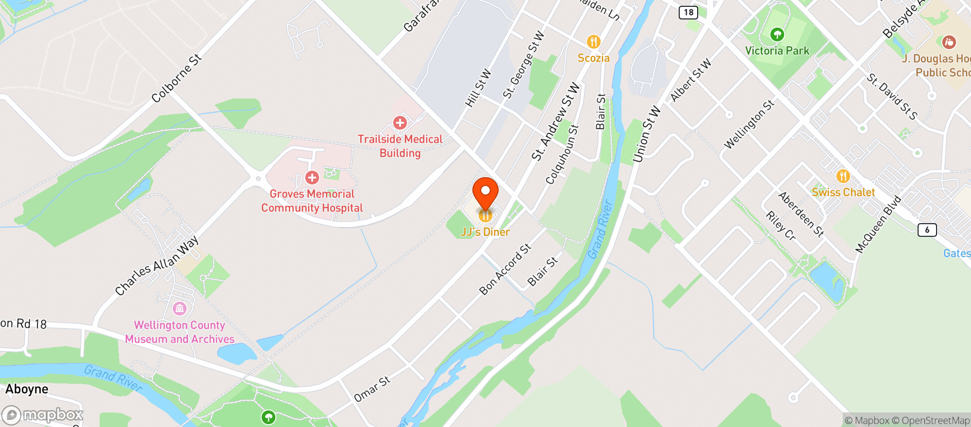 Map showing Freshco
