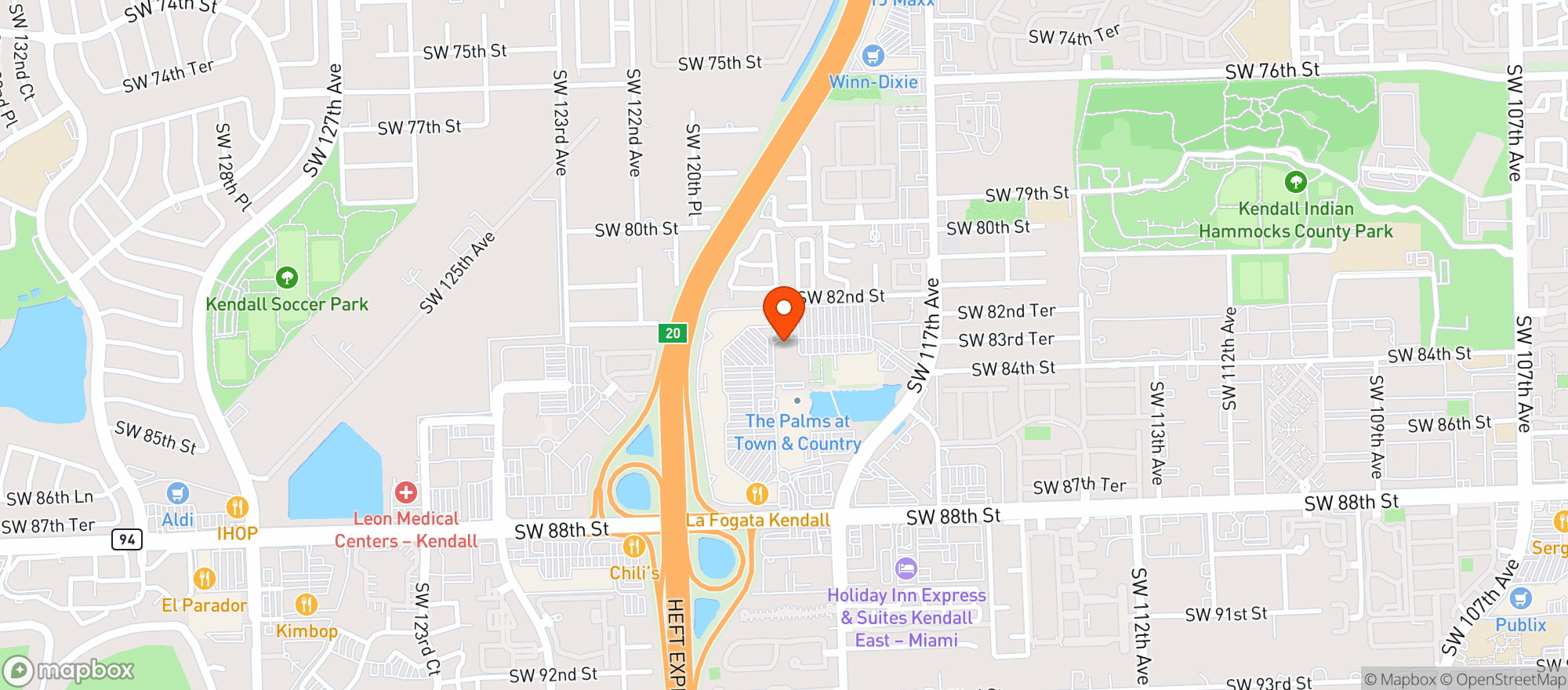 Map showing Total Wine & More