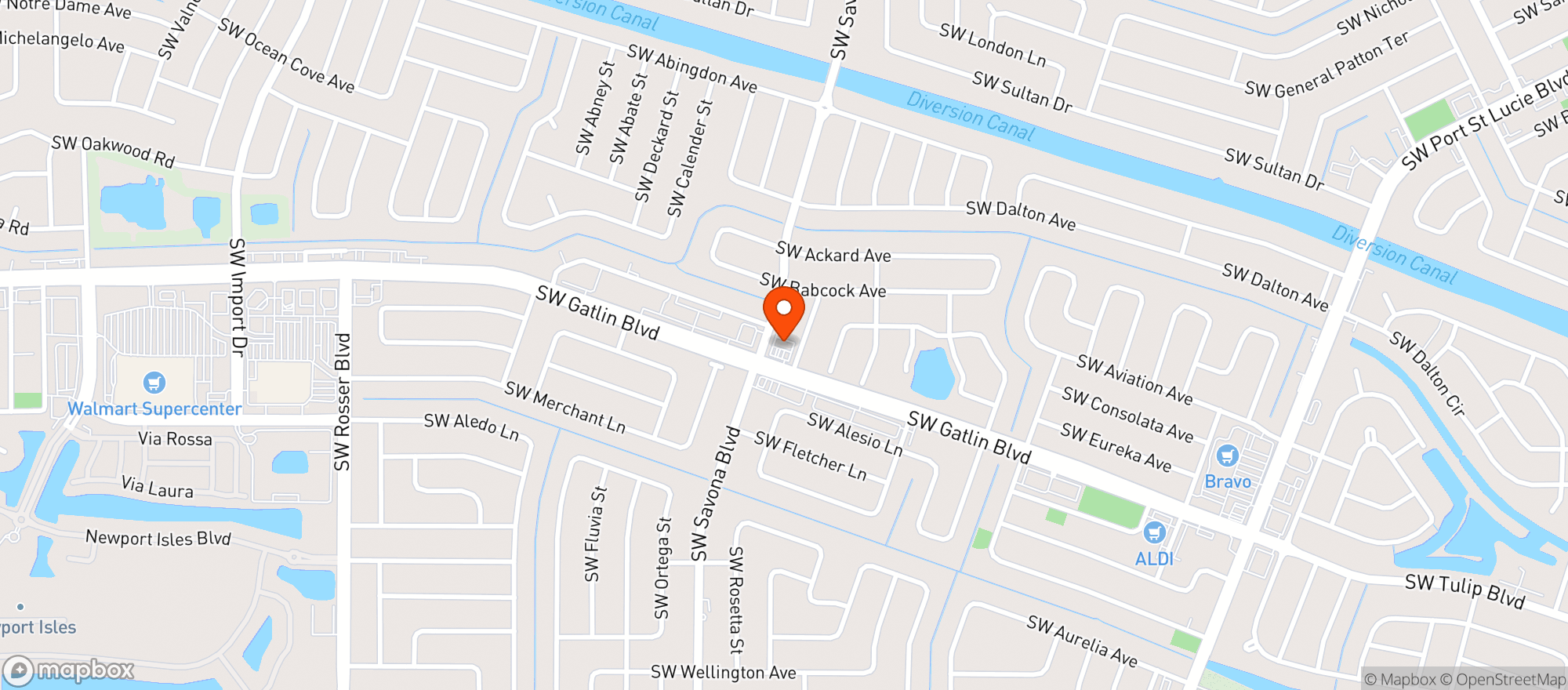 Map showing Valero 1297