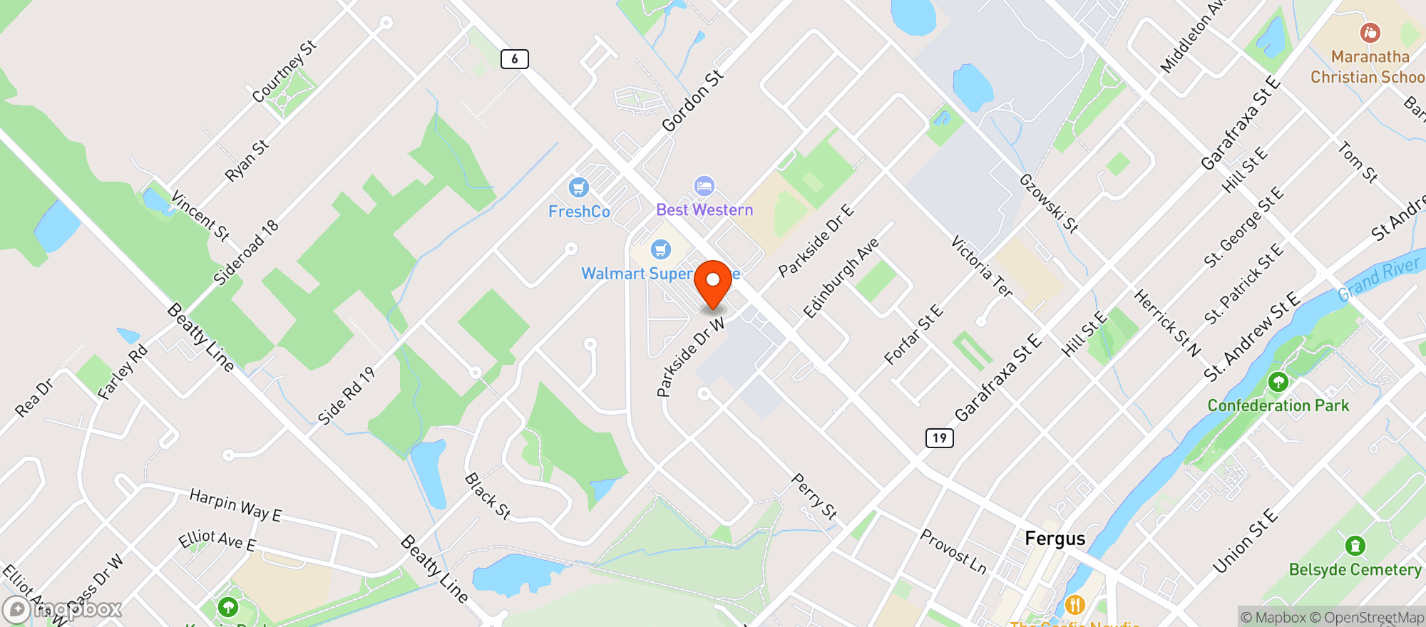 Map showing Lcbo 229