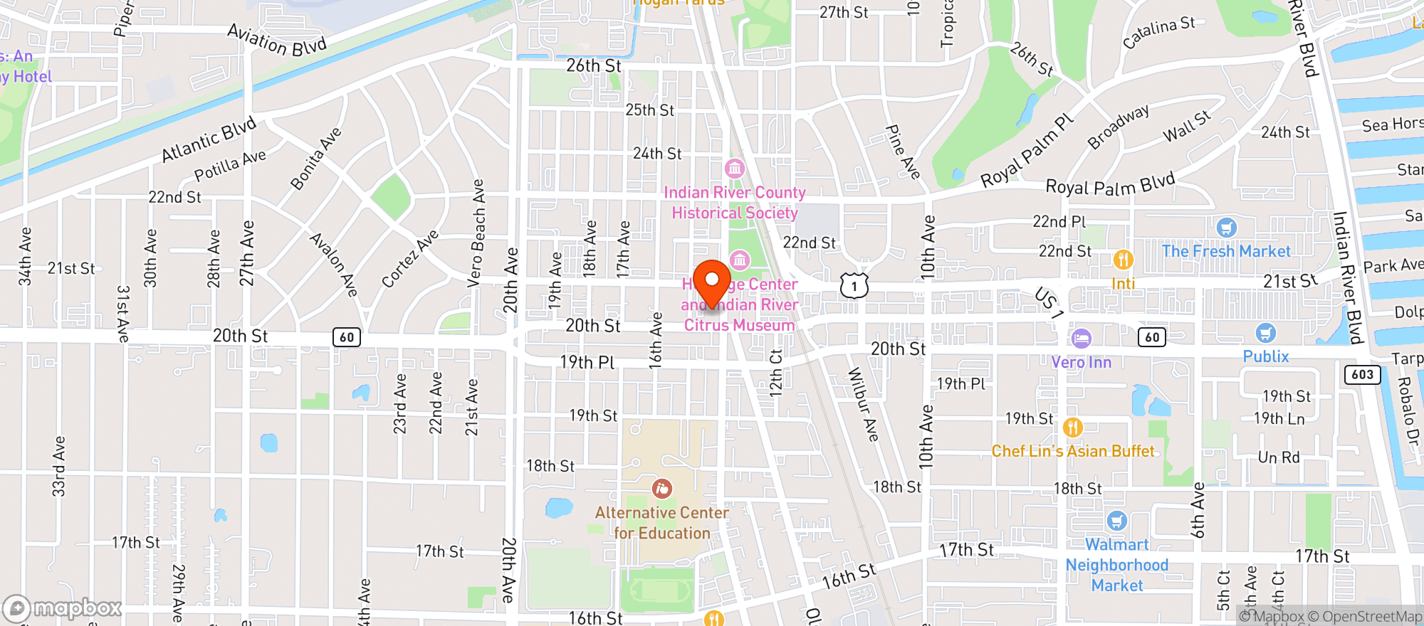 Map showing Sean Ryan Pub