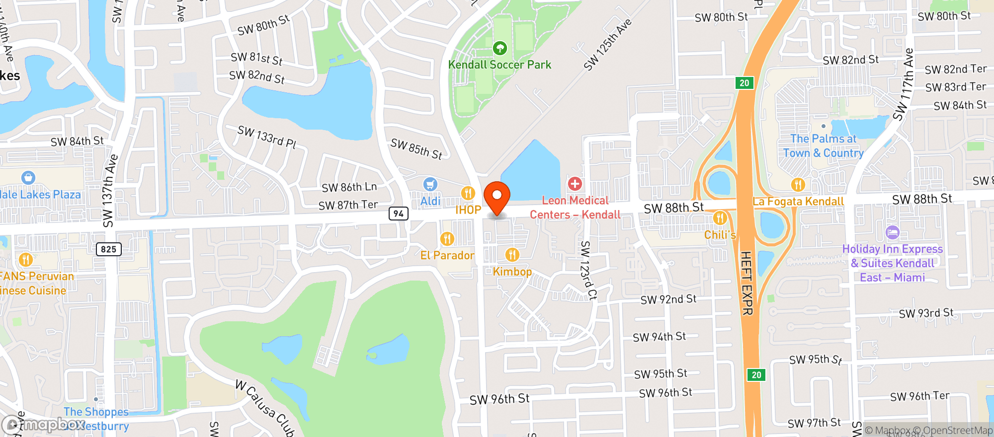 Map showing Sprouts Farmers Market