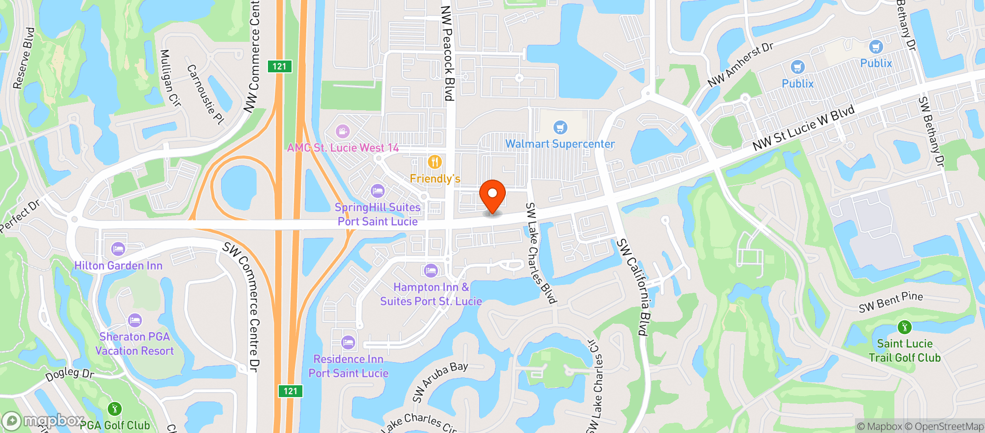 Map showing Total Wine & More