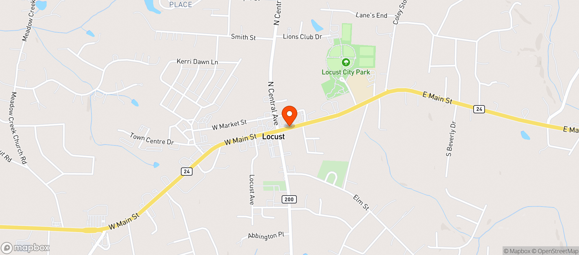 Map showing Cvs Pharmacy