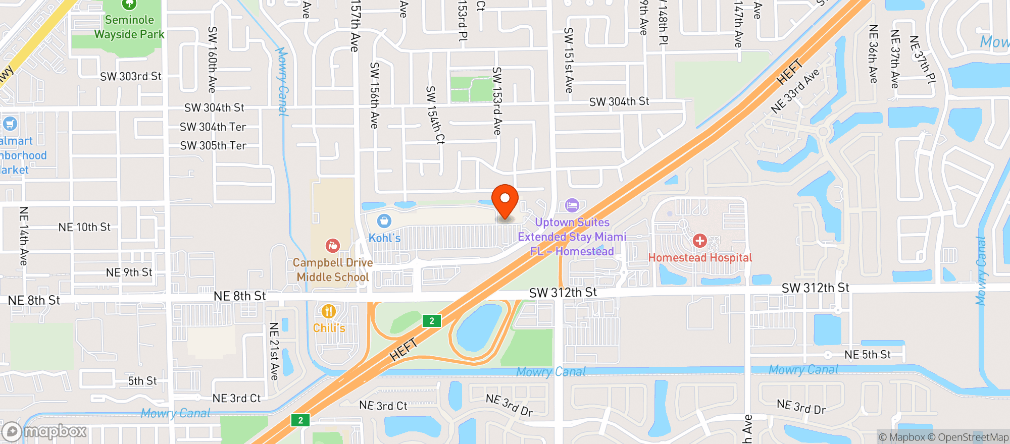 Map showing Target Store #3424