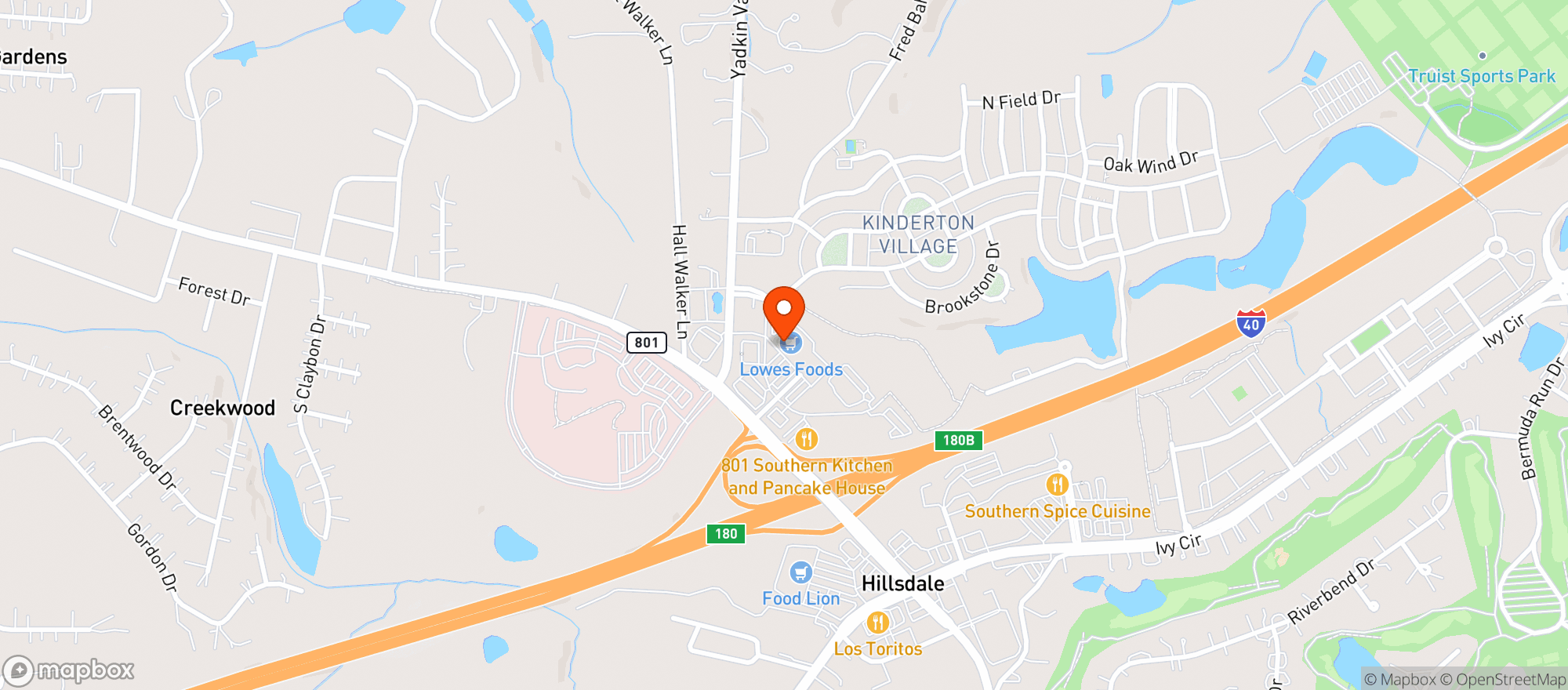 Map showing Hemp Geeks (bermuda Run)