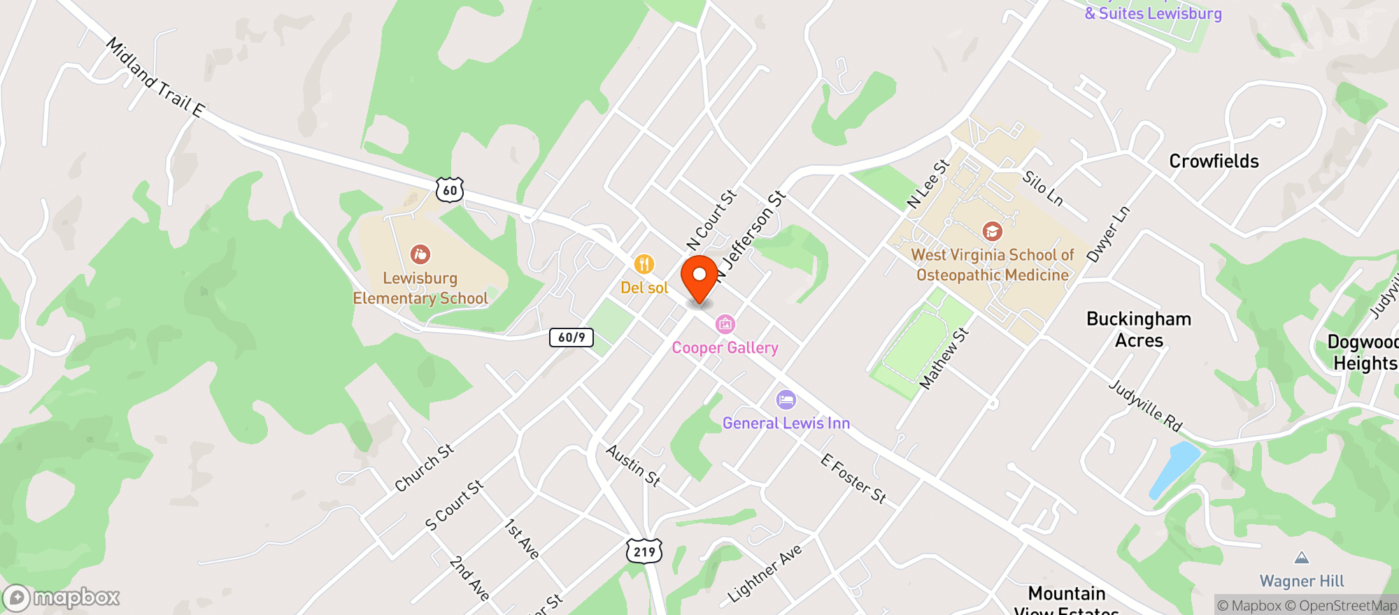 Map showing Star Dust Cafe