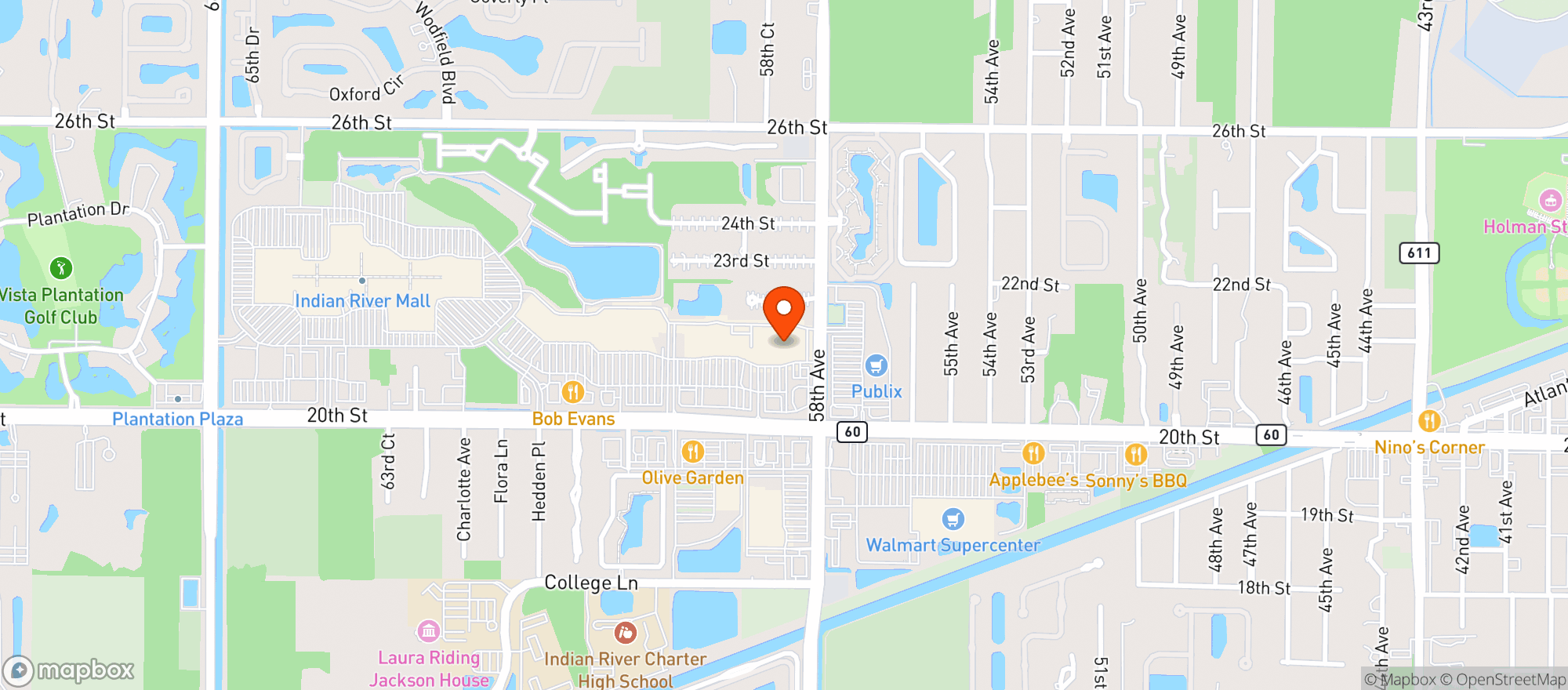 Map showing Target