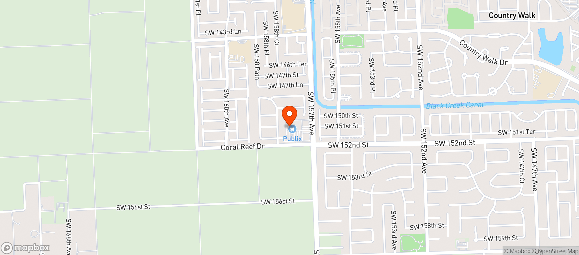 Map showing K&v Liquor Store